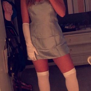 Free People Intimately Blue Slip Dress Size M